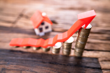 Real Estate House Price Rise