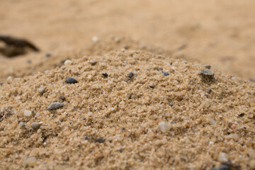 Nahaufnahme von Sand 