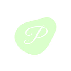 Simple romantic modern abstract lettering sign creative design symbol logo