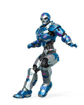 space knight is landing after flying out