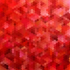 red hexagon vector abstract geometric background. layout for presentation. eps 10