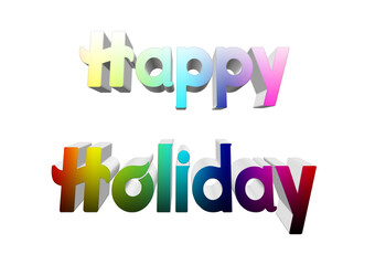 Fröhliche, Gute, Geburtstag, Wünsche, Farbig, 3D, Design