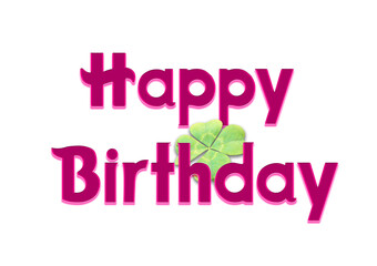 Fröhliche, Gute, Geburtstag, Wünsche, Farbig, 3D, Design