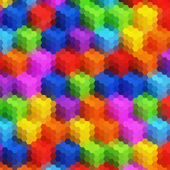 Polygon Colorful Lighting II. Polygonal Hex color Gradient for Background. Texture Background. Vector Illustration EPS10 file. eps 10