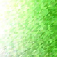 light green triangular background. polygonal style. Vector template for presentation. abstract geometric design. eps 10