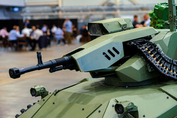 Artificial intelligence mobile robotic weapon station