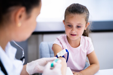 Child Doctor Medical Blood Test