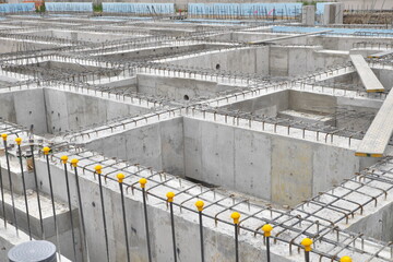 基礎工事の建築現場