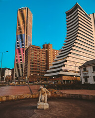 urban passage of the city of Bogota, located in Latin America