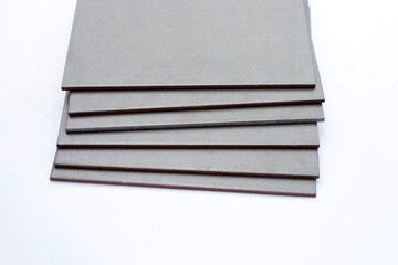 Floor tiles on white background