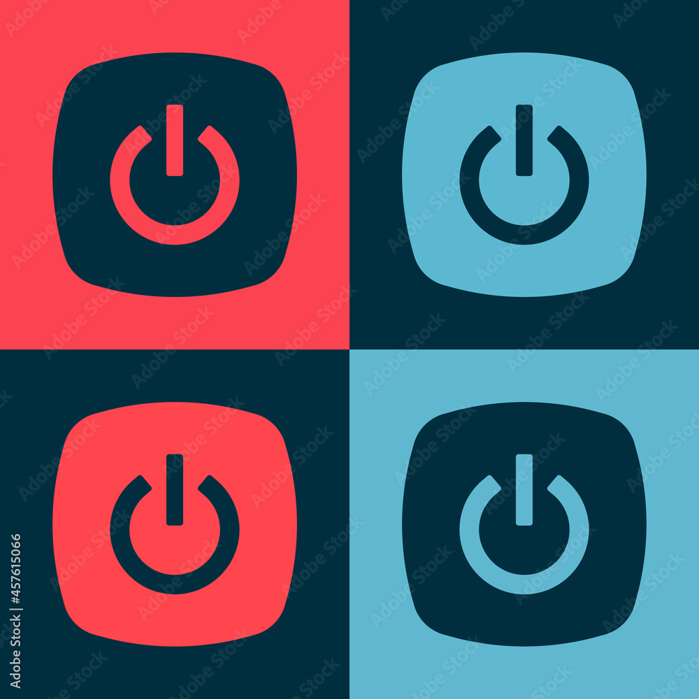 Poster pop art smart home icon isolated on color background. remote control. vector