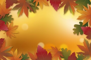 Naklejka na ściany i meble gradient autumn background vector design illustration