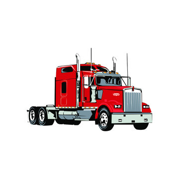 Illustration Vector Graphic of Trucking Company Logo design
