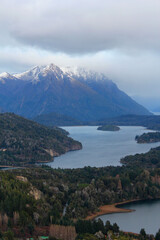 View from Campanario hill in San Carlos de Bariloche.