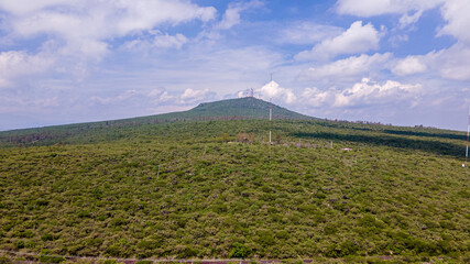 Parque Nacional el Cimatario una reserva natural en Santiago de Querétaro, México.