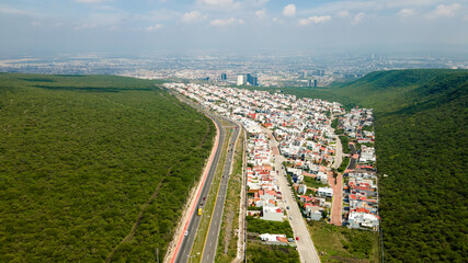 Parque Nacional el Cimatario una reserva natural en Santiago de Querétaro, México.