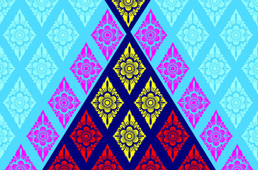Indonesian geometric batik motifs with Balinese flower patterns, exclusive and classic, are suitable for various purposes. EPS VECTOR 10