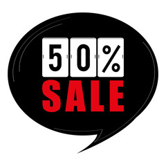 Isolated message black friday vector illustrator