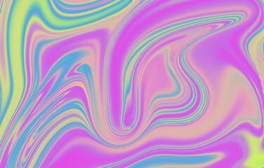Obraz premium Vibrant And Smooth Gradient Soft Colors Wave Geometric Shape. Fluid art texture. Backdrop with abstract mixing paint effect. Liquid acrylic picture with flows and splashes. Mixed paints for banner or 