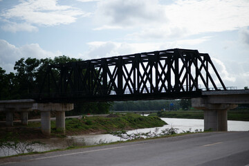 railway bridge over the river