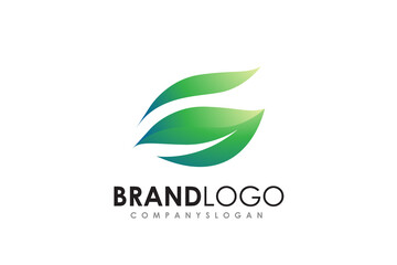 Abstract leaf Logo Template