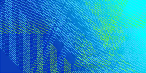 Blue and Green abstract background with circles