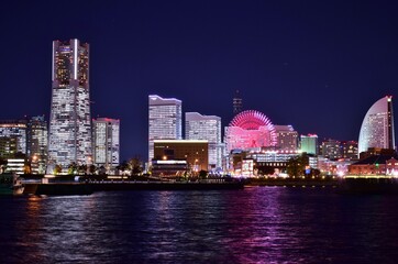 Fototapeta premium 夜景 横浜みなとみらい