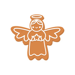 Christmas cookies. Sweet Bread for Kids at Christmas