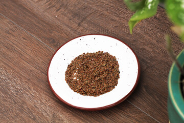 
ground flaxseed