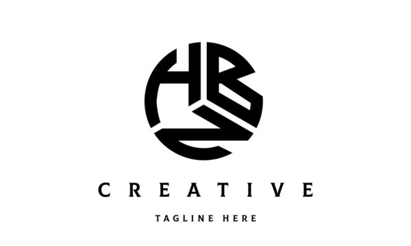 HBN creative circle three letter logo