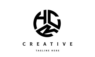 HCR creative circle three letter logo