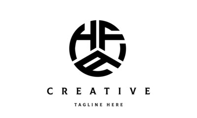 HFA creative circle three letter logo