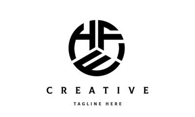 HFE creative circle three letter logo