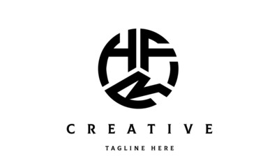 HFR creative circle three letter logo