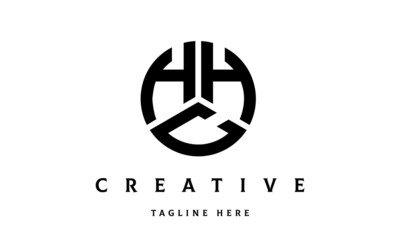 HHC creative circle three letter logo