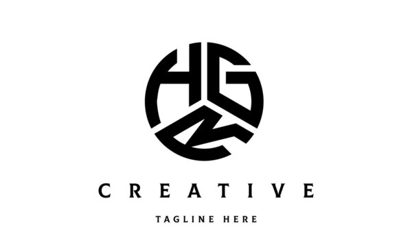HGR creative circle three letter logo