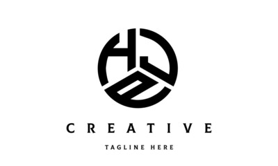 HJP creative circle three letter logo