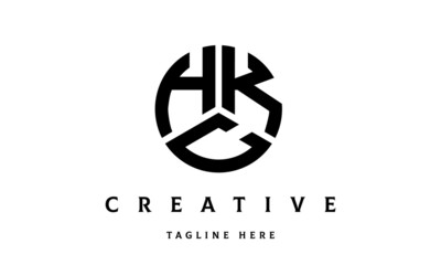 HKC creative circle three letter logo