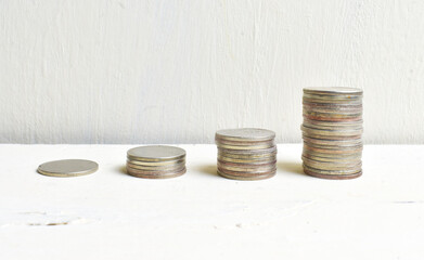 stack of coins