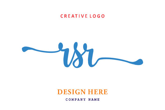 RSR lettering logo is simple, easy to understand and authoritative