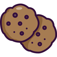 cookies line icon