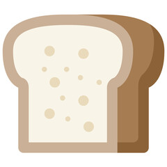 bread flat icon