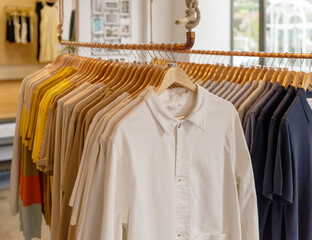 Mode in einem Bekleidungsgeschäft