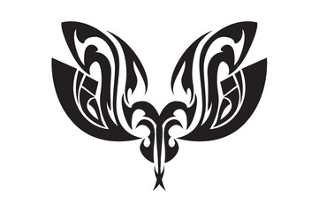 tribal tattoo butterfly wings