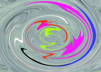 Photo of Colorful Twirl Background