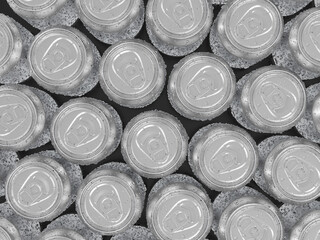 Drink cans background