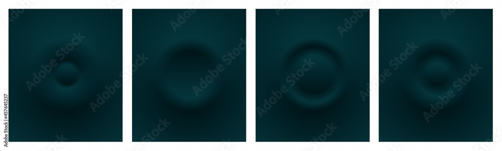 Poster buttons for user interface, simple circle 3d modern design for mobile, web, social media, business. 