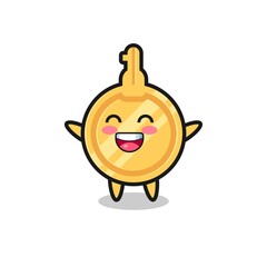 happy baby key cartoon character