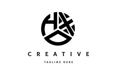 HXO creative circle three letter logo