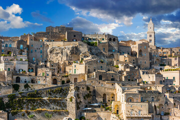 Monumental architecture of Matera, Basilicata, Italy